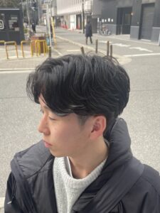 大阪メンズパーマ 大阪フェザーパーマ　本町フェザーパーマ　フェザーパーマ　メンズパーマ　大阪美容室