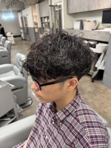 マッシュパーマ　メンズパーマ　シャドウパーマ