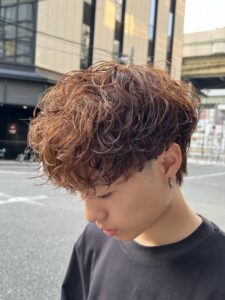 シャドウパーマ　大阪シャドウパーマ　シャドウパーマ大阪　マッシュウルフ　大阪メンズパーマ　メンズパーマ　韓国スタイル　韓国パーマ　テテパーマ　テテシャドウパーマ　　メンズカラー