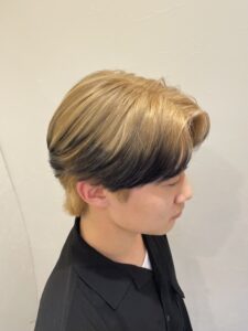 大阪メンズカラー　大阪メンズカット　大阪デザインカラー　エンドカラー　メンズエンドカラー